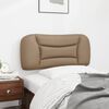 vidaXL Headboard Cushion "Hvar" Cappuccino 90 cm Faux Leather