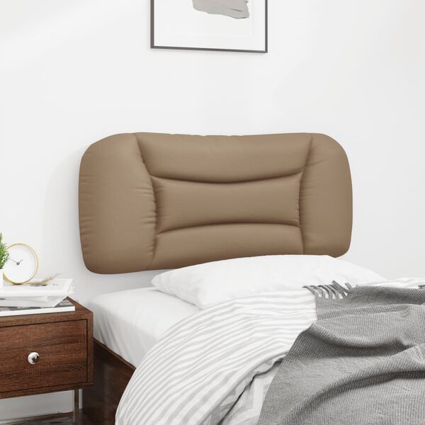 vidaXL Headboard Cushion "Hvar" Cappuccino 90 cm Faux Leather