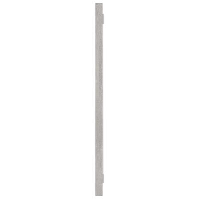 vidaXL Badrumsspegel betonggrå 60x1,5x37 cm spånskiva