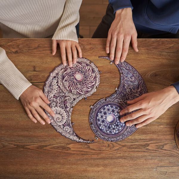 UNIDRAGON Pussel tr&auml; 350 bitar Overarching Opposites king 33x33 cm