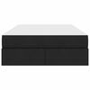 vidaXL F&ouml;rvaringss&auml;ng med madrass Svart 120 x 200 cm Polyester
