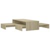 vidaXL Satsbord sonoma-ek 100x100x26,5 cm konstruerat tr&auml;
