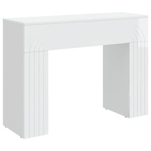 vidaXL Kaffeebord Vit h&ouml;gglans 102 x 35 x 75 cm Konstruerat tr&auml;