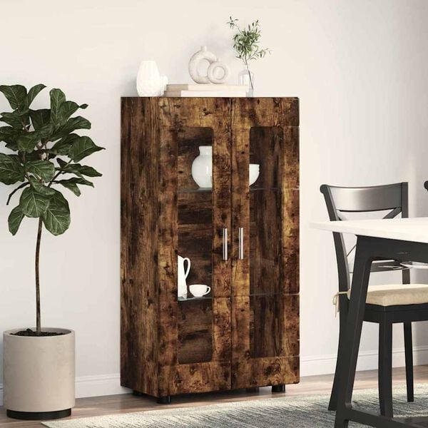 vidaXL Sideboard FLORIN R&ouml;kt ek 55,5 x 29 x 103 cm Konstruerat tr&auml;