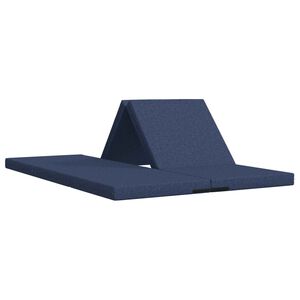 vidaXL F&auml;llbar Soffbed 140 x 67 x 15 cm Bl&aring;