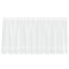 vidaXL Spetsgardin Vit 100 x 300 cm Polyester