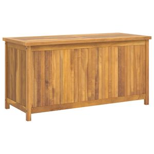 vidaXL Tr&auml;dg&aring;rdsl&aring;da 114x50x58 cm massiv teak