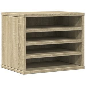 vidaXL Skrivbordshyllor sonoma-ek 36x26x29,5 cm konstruerat tr&auml;