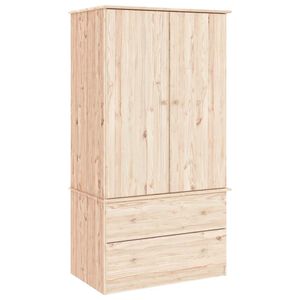 vidaXL Kl&auml;dsk&aring;p ALTA 90x55x170 cm massiv furu