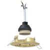 vidaXL Spotlight 24 pcs Guld 9 x 9 x 2.5 cm Metall