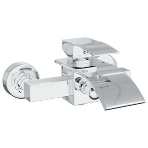 vidaXL Duschblandare Krom G 1/2 tum