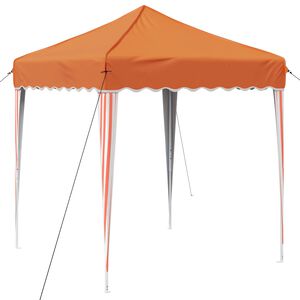 vidaXL Pop-up Partyt&auml;lt 195 x 195 x 245 cm Orange Oxford Tyg