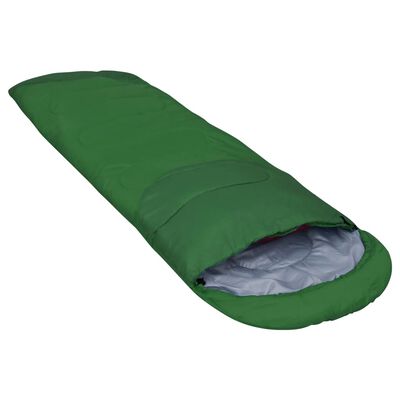 vidaXL Lätta sovsäckar 2 st grön 15°C 850g
