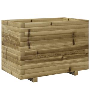 vidaXL Odlingsl&aring;da 70x40x49,5 cm impregnerat furu