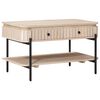 vidaXL Handgjort Soffbord Vit 85 x 45 x 50 cm Massivt mangotr&auml;