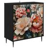 vidaXL Sideboard BORNE Svart ek 69 x 33 x 76 cm Konstruerat tr&auml;