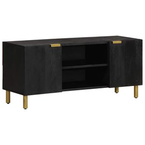 vidaXL Tv-b&auml;nk svart 105x33x46 cm konstruerat tr&auml;