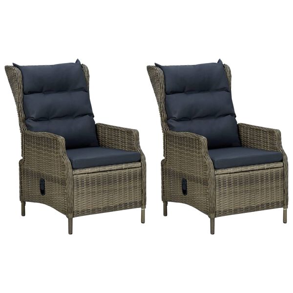 vidaXL Matgrupp f&ouml;r tr&auml;dg&aring;rden 7 delar brun