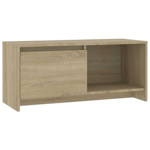 vidaXL Tv-b&auml;nk sonoma-ek 90x35x40 cm konstruerat tr&auml;