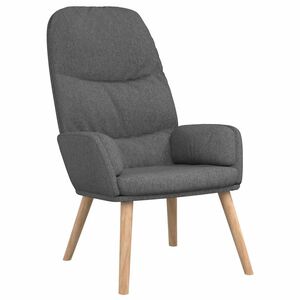 vidaXL Vilstol ljusgr&aring; tyg