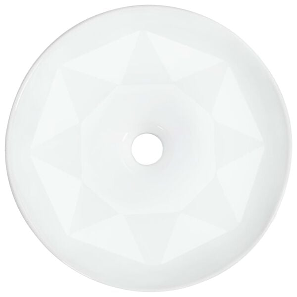 vidaXL Handfat 36x14 cm keramik vit