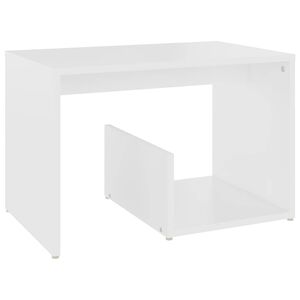 vidaXL Sidobord vit 59x36x38 cm konstruerat tr&auml;