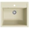 vidaXL Diskho granit enkel beige