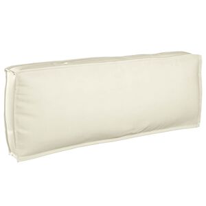 vidaXL Kudde Oxford Tyg Kr&auml;m 120 x 40 x 12 cm
