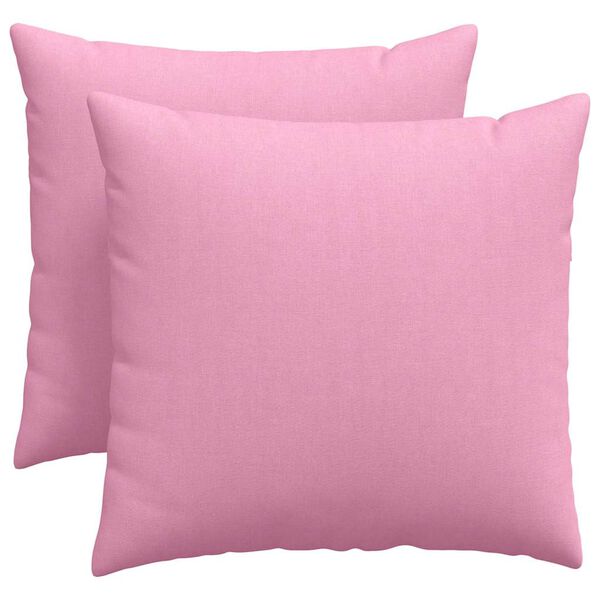 vidaXL Sofakuddar 2 pcs Rosa 50 x 50 cm tyg