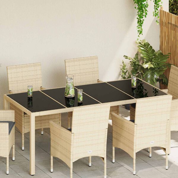 vidaXL Bordsskiva 4 pcs Svart Glas