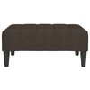 vidaXL Fotpall m&ouml;rkbrun 78x56x32 cm tyg