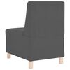 vidaXL Modulsofa utan armstöd 2 pcs Mörkgrå 55 x 74 x 82 cm