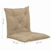vidaXL Dynor f&ouml;r hammock 2 st beige 50 cm tyg