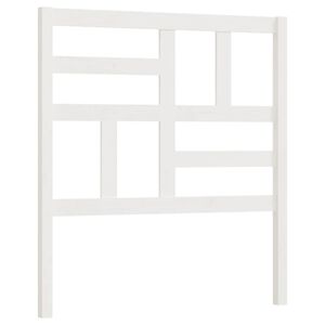vidaXL S&auml;nggavel vit 106x4x104 cm massiv furu