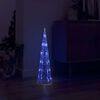 vidaXL Ljuskon LED pyramid akryl blå 60 cm