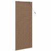 vidaXL Rullgardin med gardiner Brun 90 x 220 cm Bambu