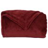 vidaXL Kastfilt Bordeaux R&ouml;d 150 x 200 cm Fleece