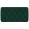 vidaXL Headboard Cushion Dark Green 100 cm Velvet