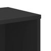 vidaXL Bokhylla svart 50x25x105 cm konstruerat trä