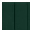 vidaXL Bed Frame without Mattress "Hanko" Dark Green 160x200 cm Velvet