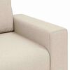 vidaXL Soffa Beige 100 x 80 x 82 cm Linnenblandad tyg