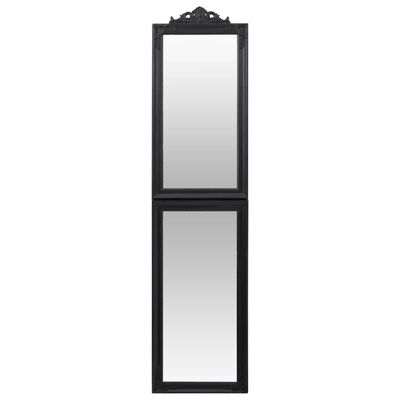 vidaXL Fristående spegel svart 40x160 cm