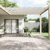 vidaXL Markis vertikal vit 140x600 cm oxfordtyg