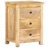 vidaXL S&auml;ngbord 45x35x60 cm massivt mangotr&auml;