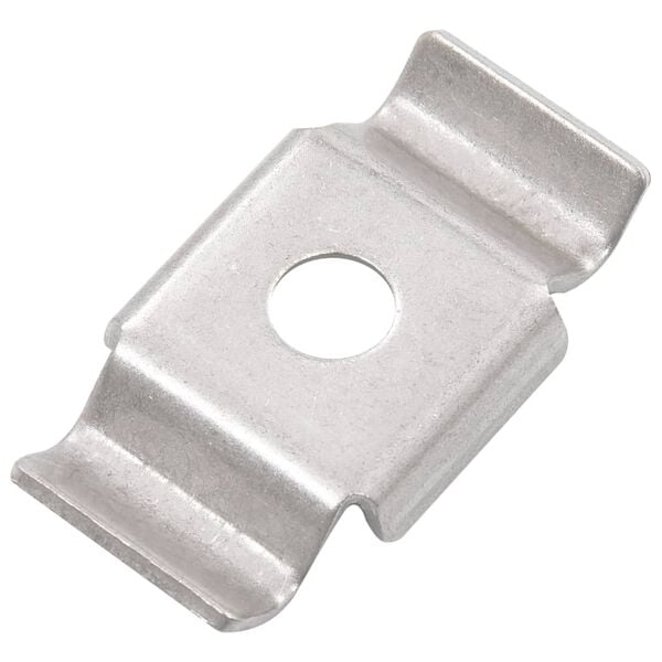 vidaXL St&auml;ngselklammer 50 st rostfritt st&aring;l