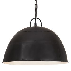 vidaXL H&auml;nglampa industriell vintage 25 W svart rund 41 cm E27