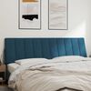 vidaXL Headboard Cushion "Hanko" Blue 180 cm Velvet