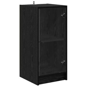 vidaXL Sideboard Svart ek 35 x 37 x 76 cm Konstruerat tr&auml;