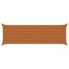 vidaXL Solskugge segel Orange och Brunt 6 x 2 m 100% polyester oxford