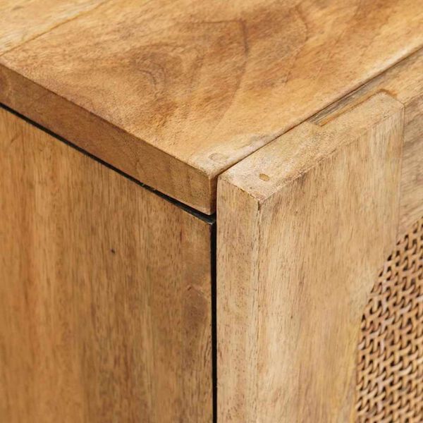 vidaXL Badrumsskåp med handfat Brun 62 x 33 x 58 cm Massivt mangoträ